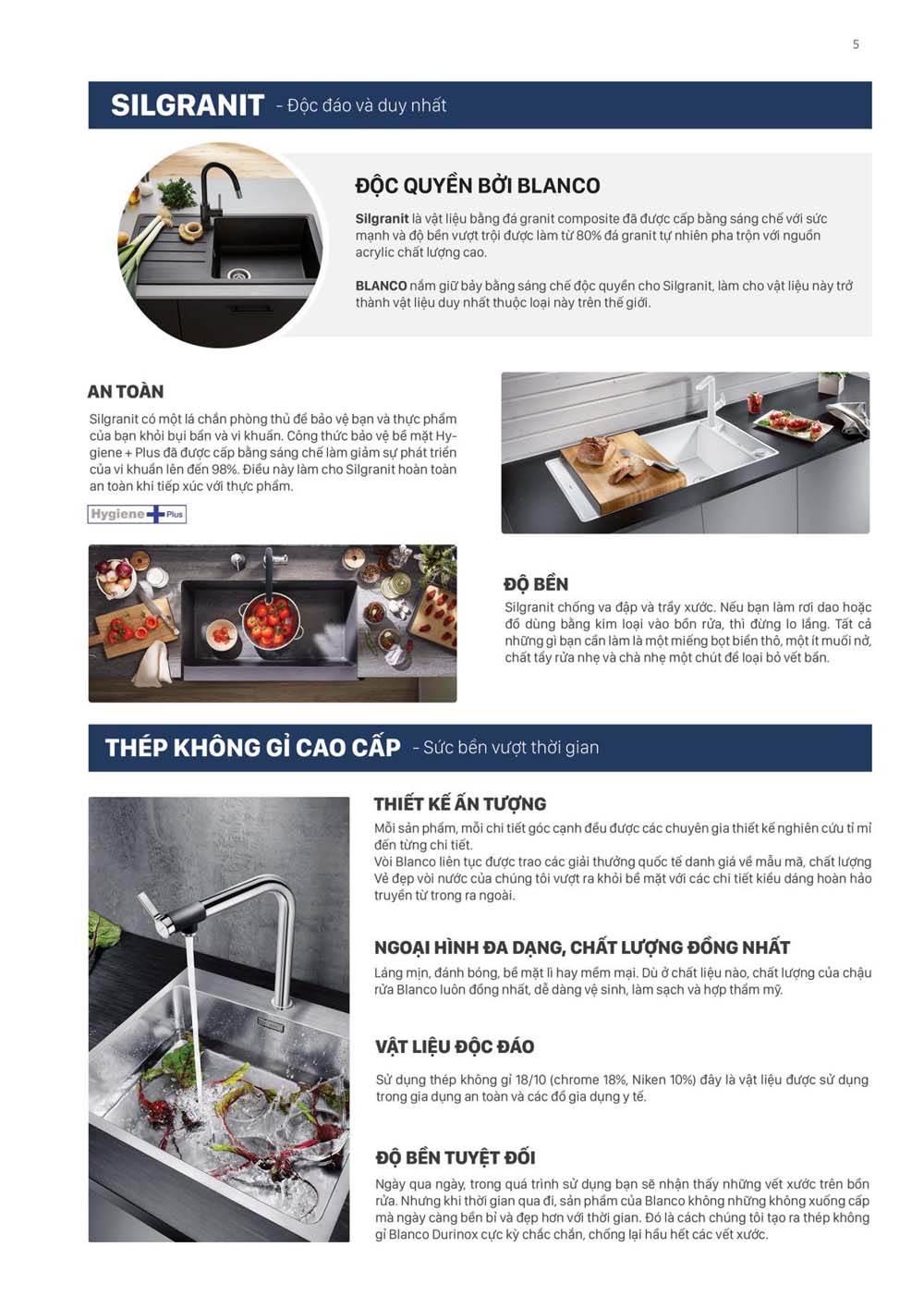 Catalogue BLANCO 2023 Bang gia thiet bi nha bep vuathietbi.com 5