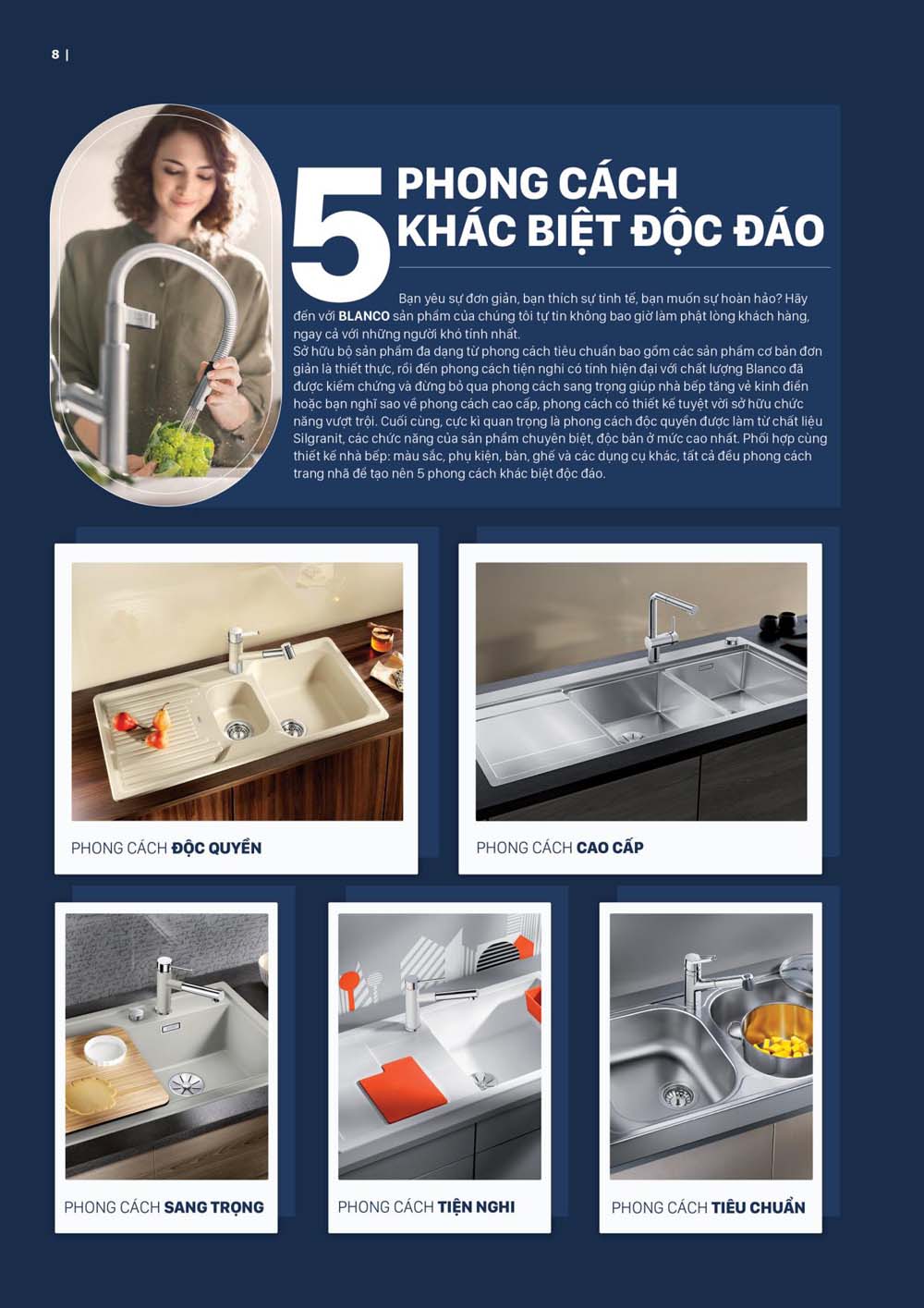 Catalogue BLANCO 2023 Bang gia thiet bi nha bep vuathietbi.com 8