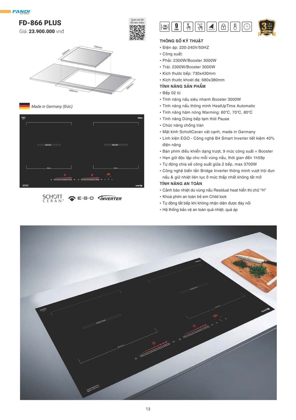 Catalogue FANDI 2024 – Bang gia thiet bi nha bep 013