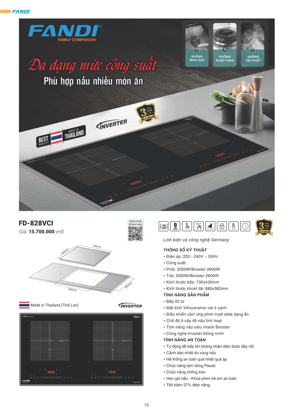 Catalogue FANDI 2024 – Bang gia thiet bi nha bep 015