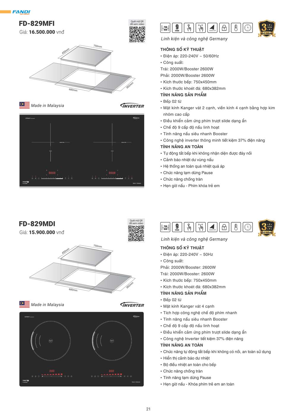 Catalogue FANDI 2024 – Bang gia thiet bi nha bep 021