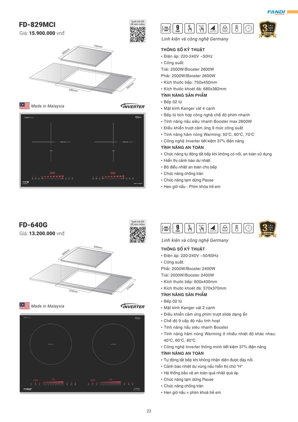 Catalogue FANDI 2024 – Bang gia thiet bi nha bep 022