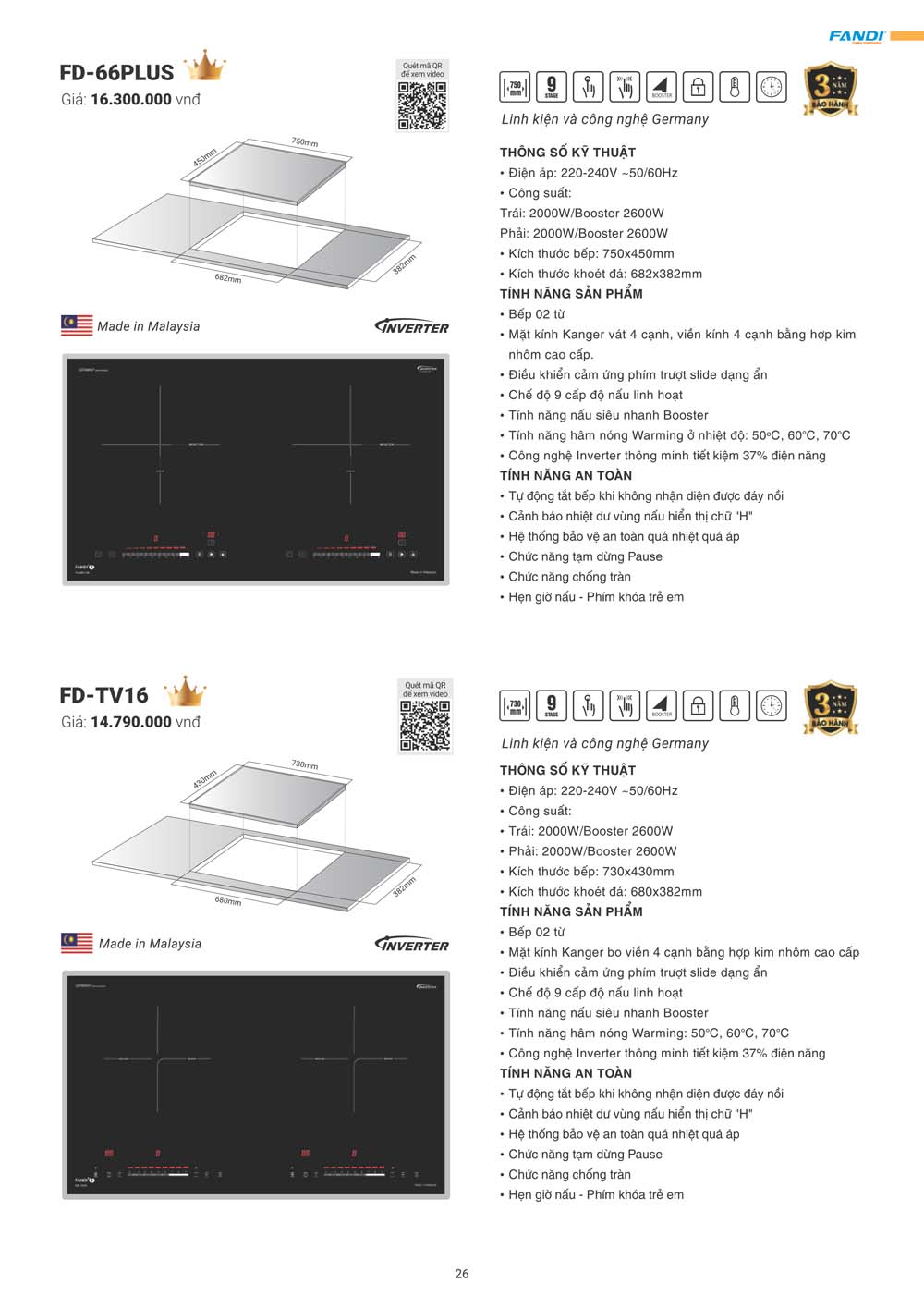 Catalogue FANDI 2024 – Bang gia thiet bi nha bep 026