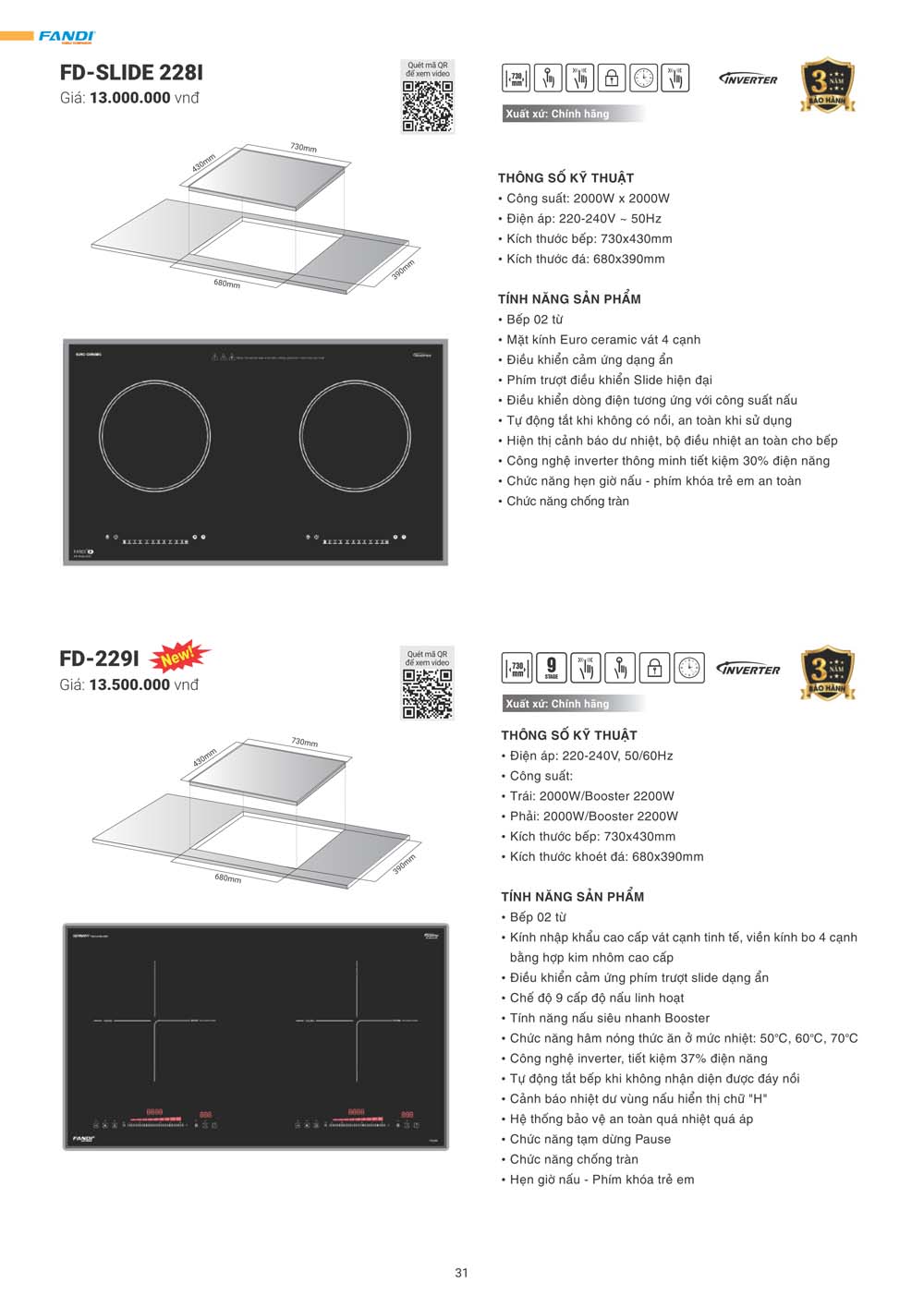Catalogue FANDI 2024 – Bang gia thiet bi nha bep 031