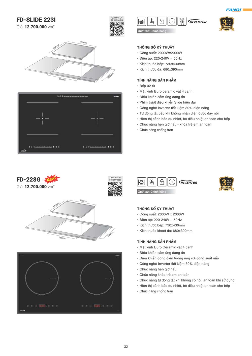 Catalogue FANDI 2024 – Bang gia thiet bi nha bep 032