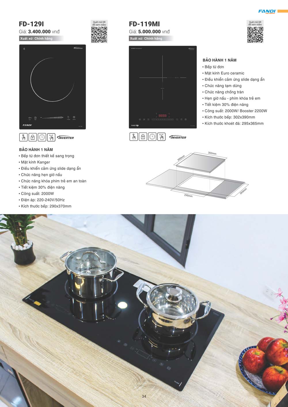 Catalogue FANDI 2024 – Bang gia thiet bi nha bep 034