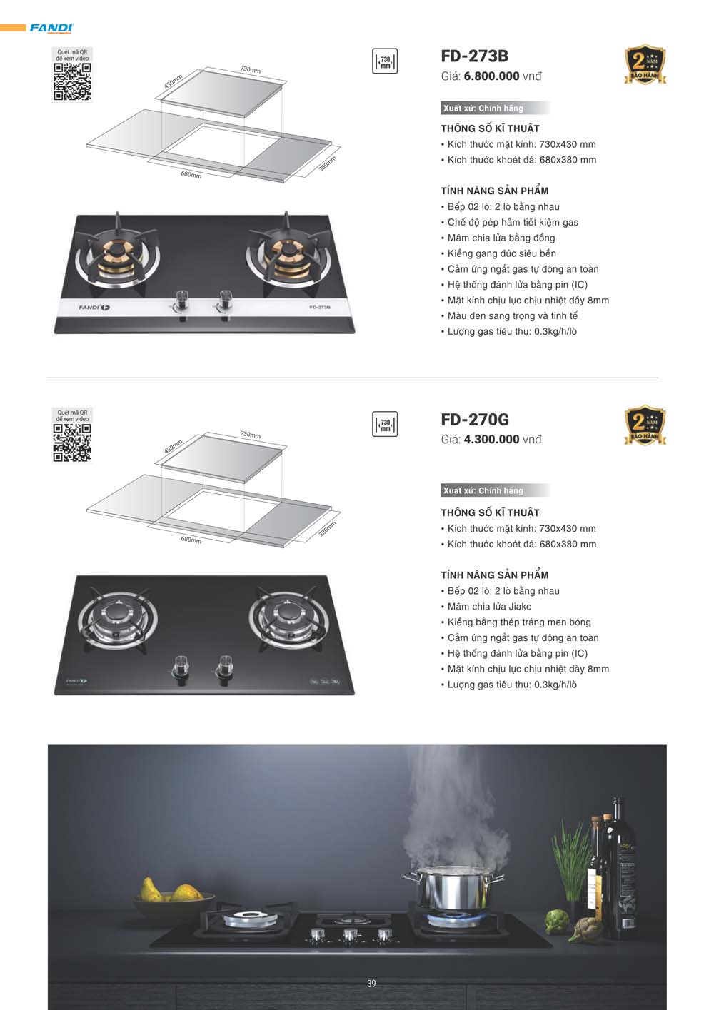 Catalogue FANDI 2024 – Bang gia thiet bi nha bep 039