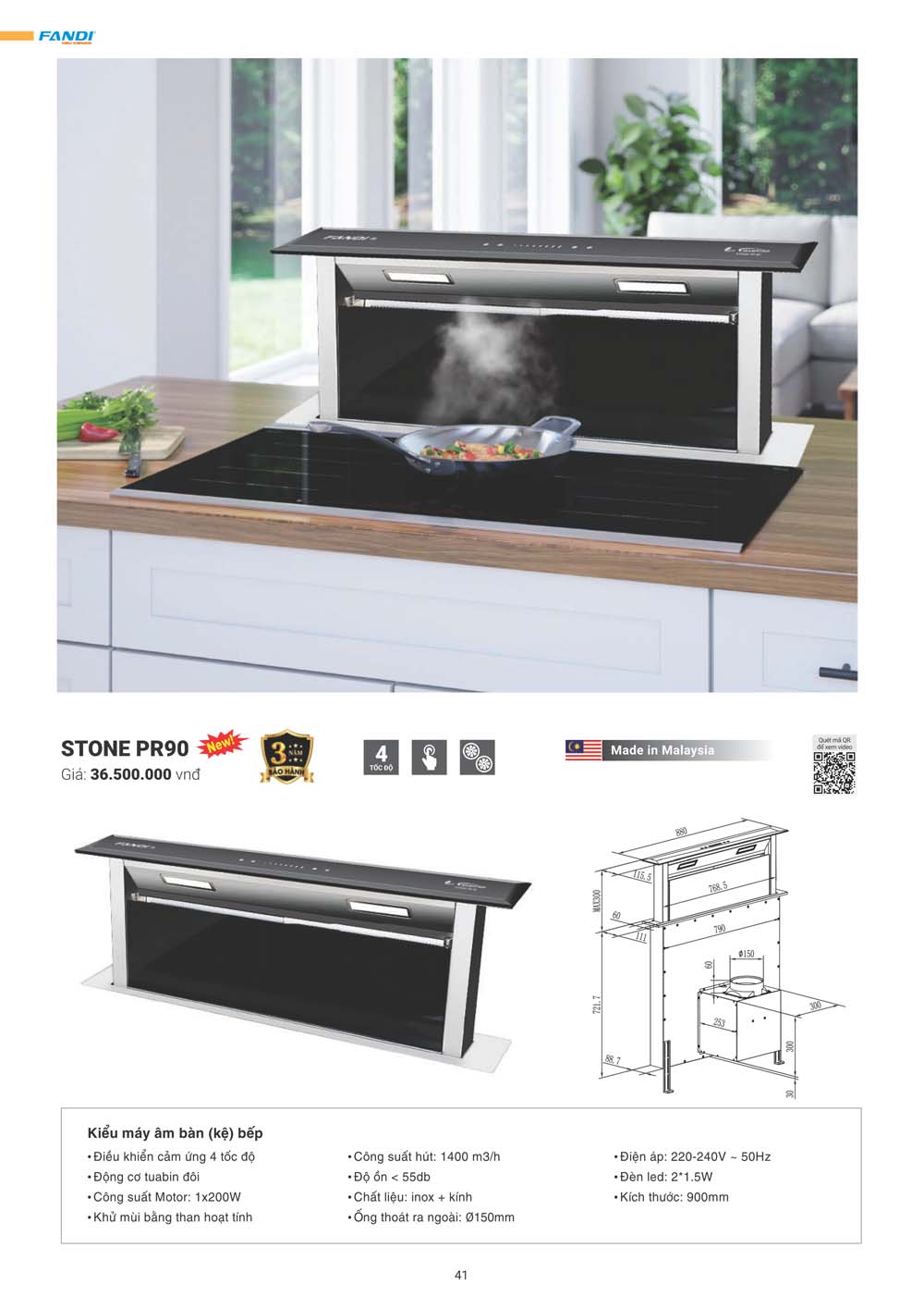 Catalogue FANDI 2024 – Bang gia thiet bi nha bep 041