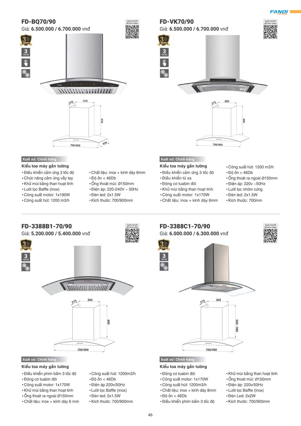 Catalogue FANDI 2024 – Bang gia thiet bi nha bep 046