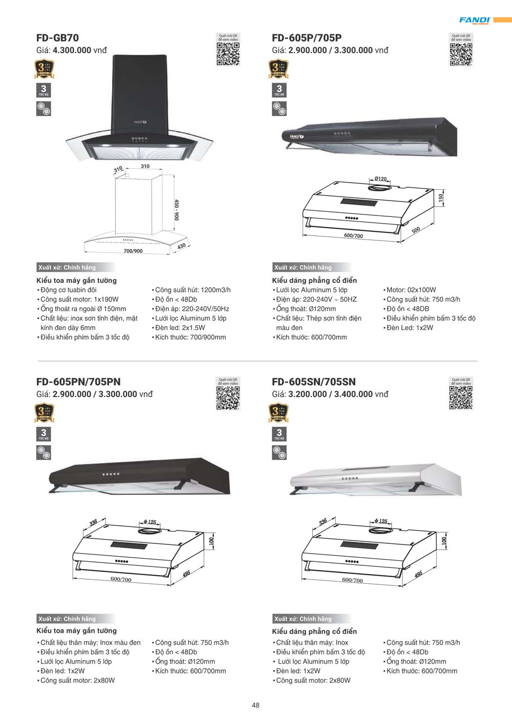 Catalogue FANDI 2024 – Bang gia thiet bi nha bep 048