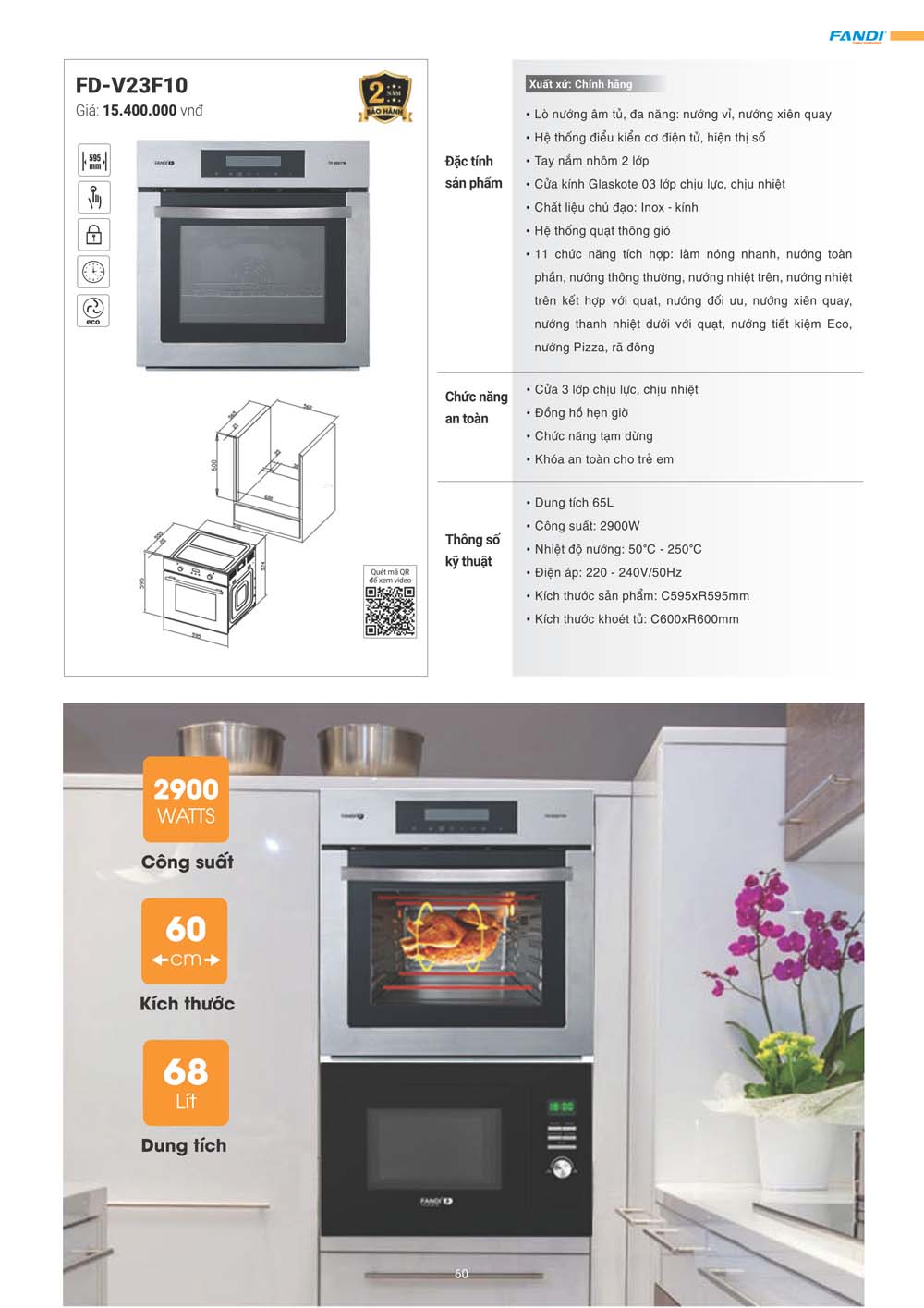 Catalogue FANDI 2024 – Bang gia thiet bi nha bep 060