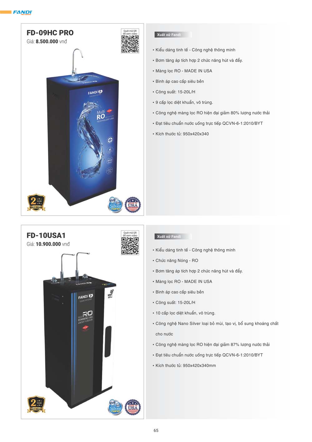 Catalogue FANDI 2024 – Bang gia thiet bi nha bep 065