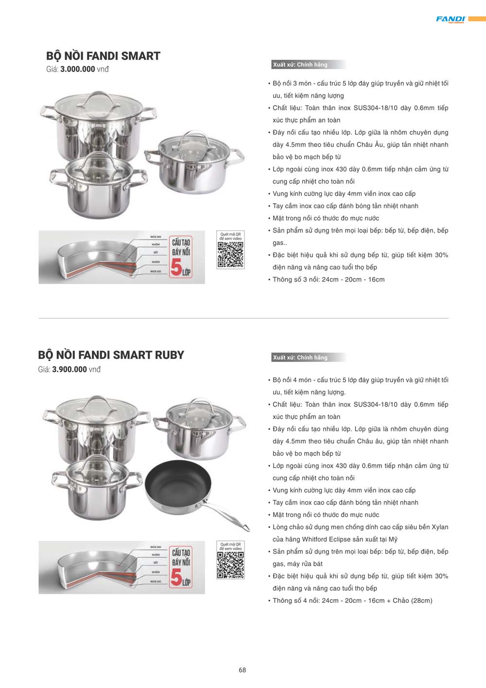 Catalogue FANDI 2024 – Bang gia thiet bi nha bep 068