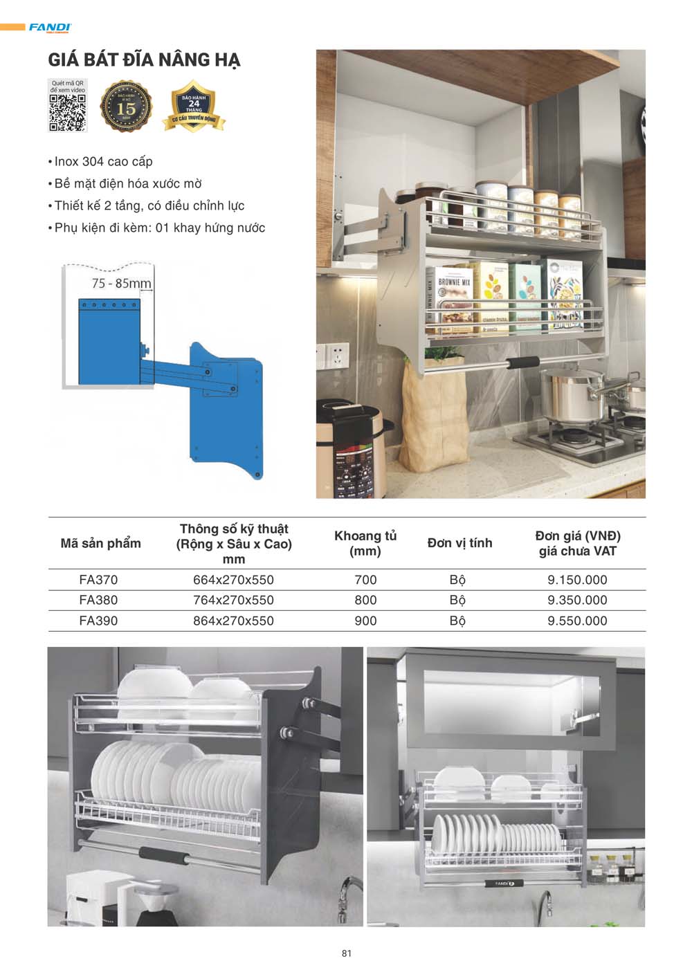 Catalogue FANDI 2024 – Bang gia thiet bi nha bep 081