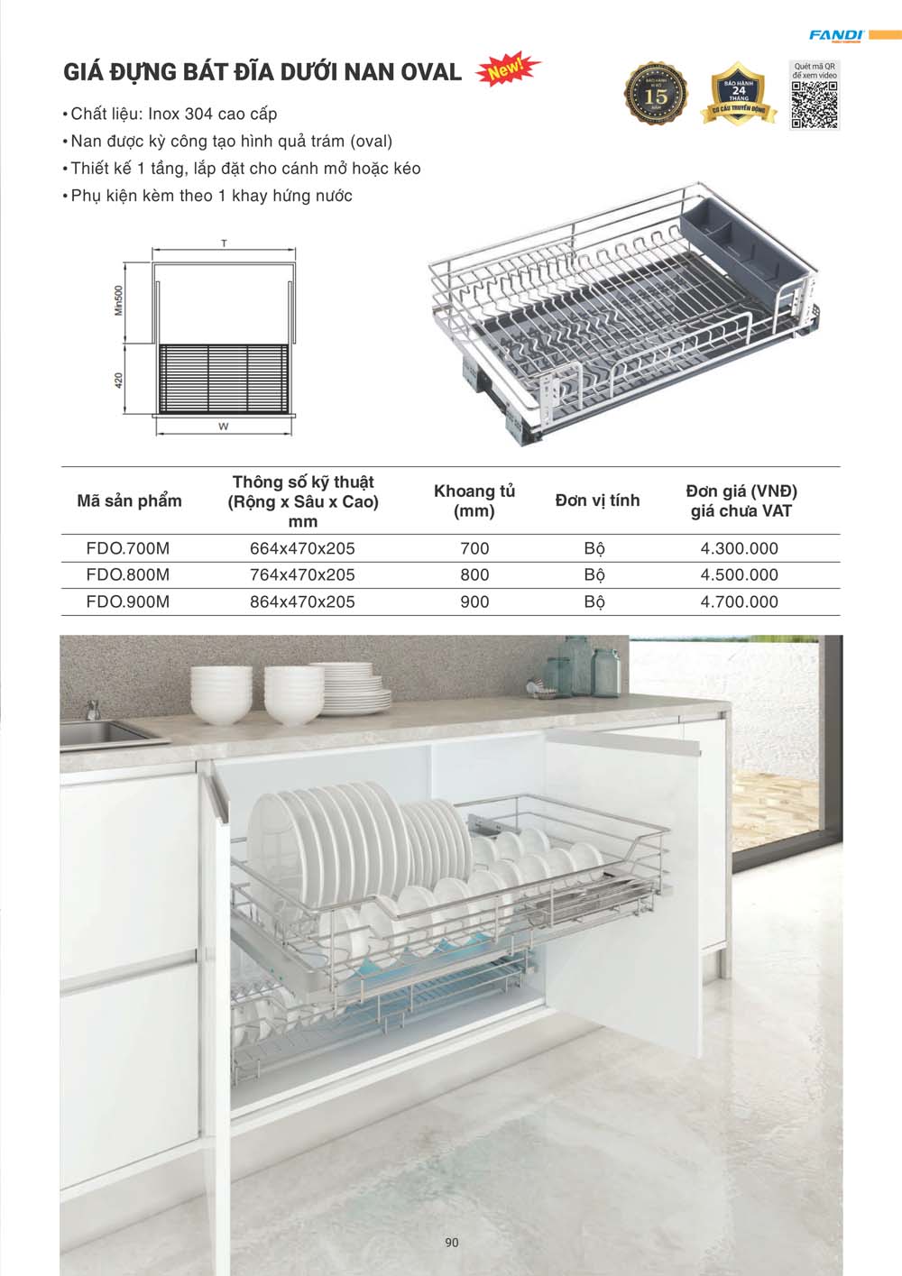 Catalogue FANDI 2024 – Bang gia thiet bi nha bep 090