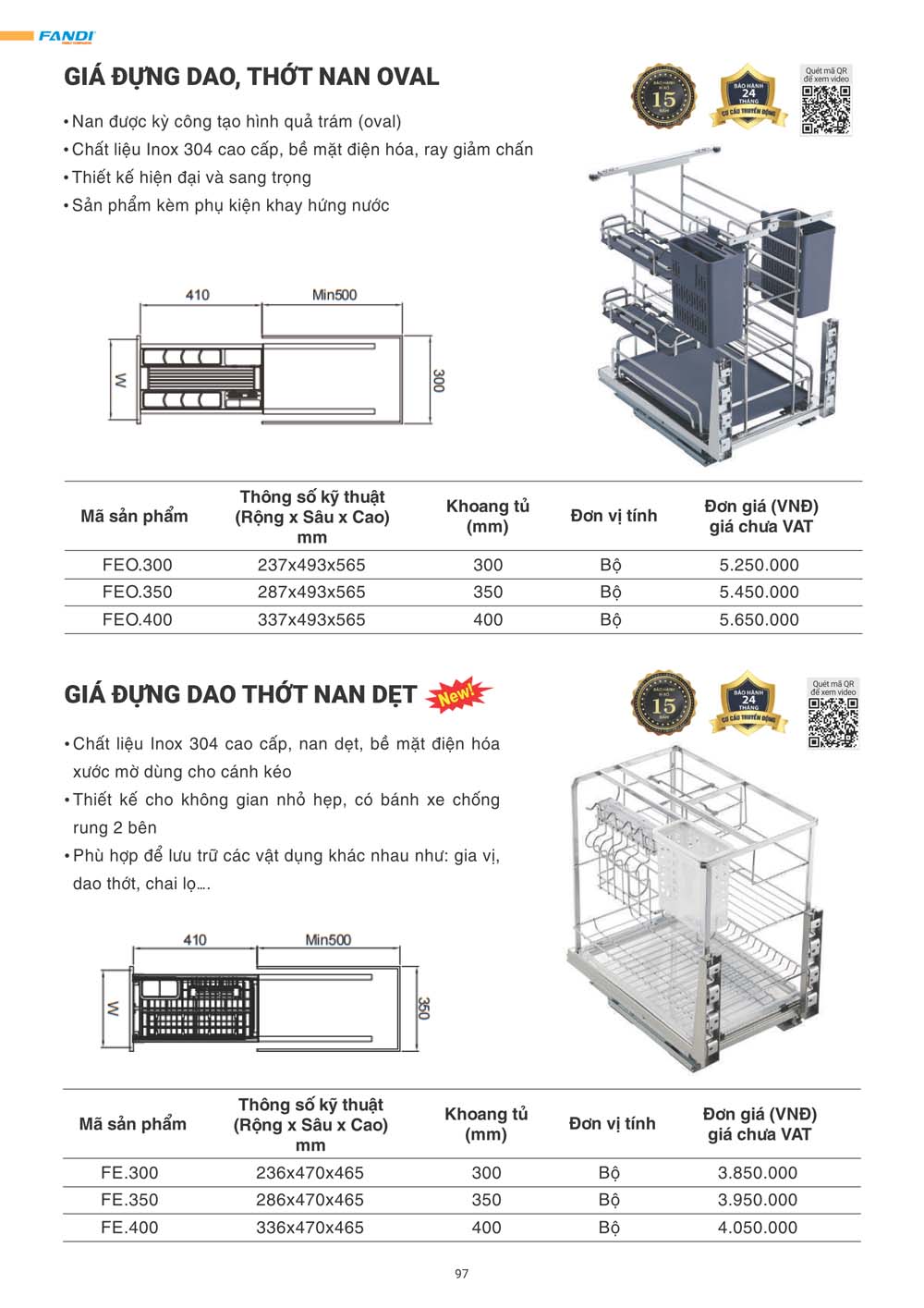 Catalogue FANDI 2024 – Bang gia thiet bi nha bep 097