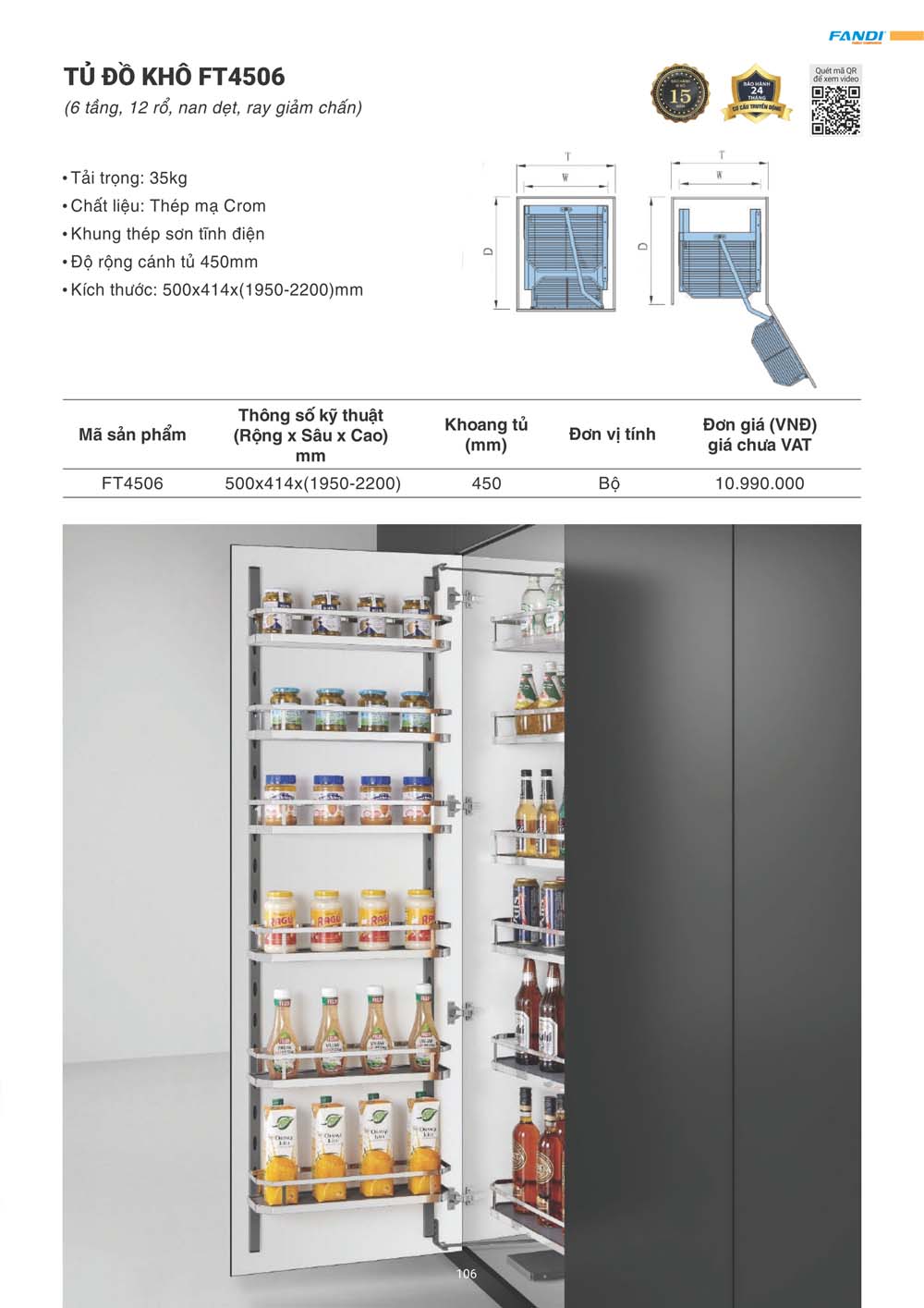 Catalogue FANDI 2024 – Bang gia thiet bi nha bep 106