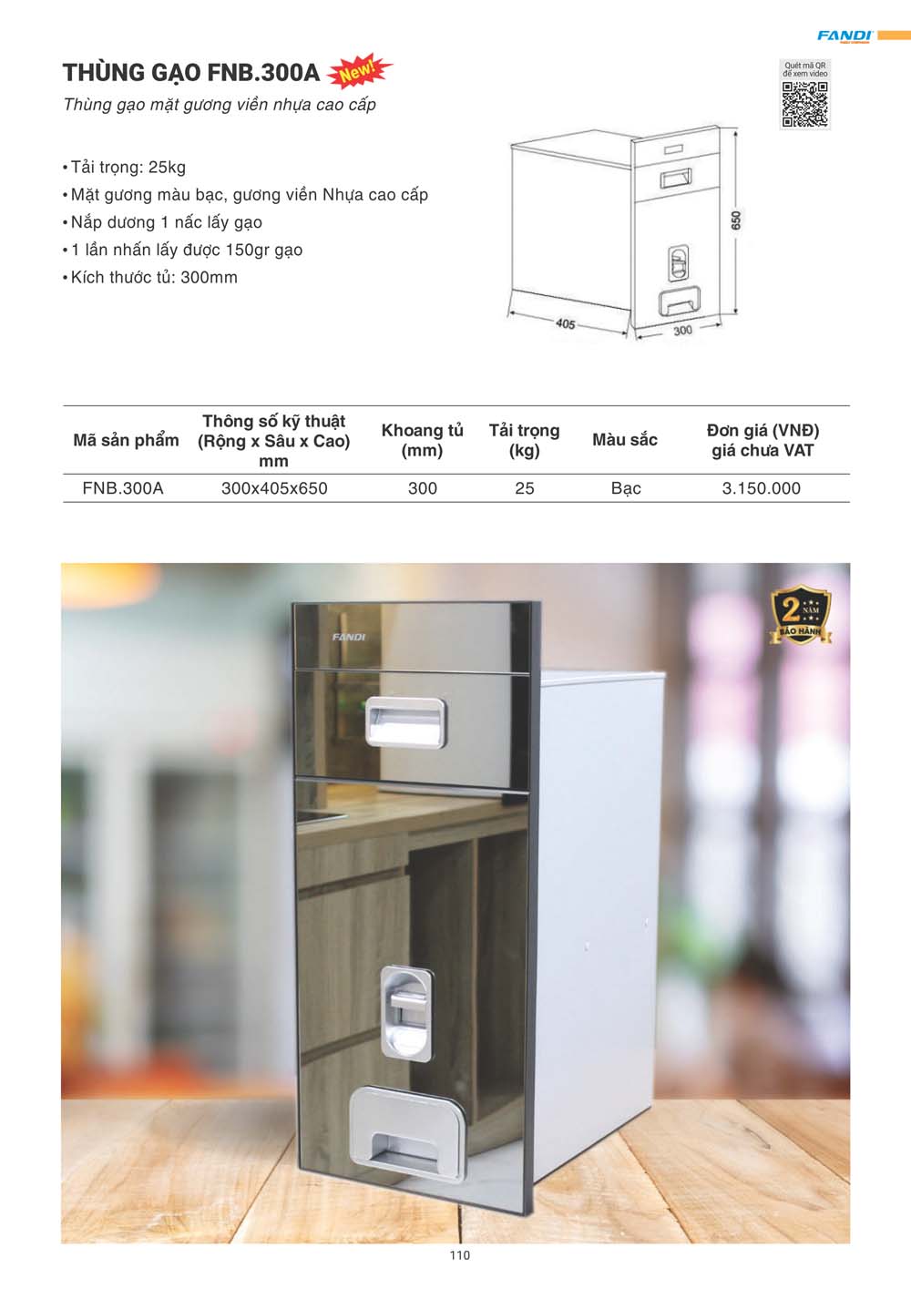 Catalogue FANDI 2024 – Bang gia thiet bi nha bep 110