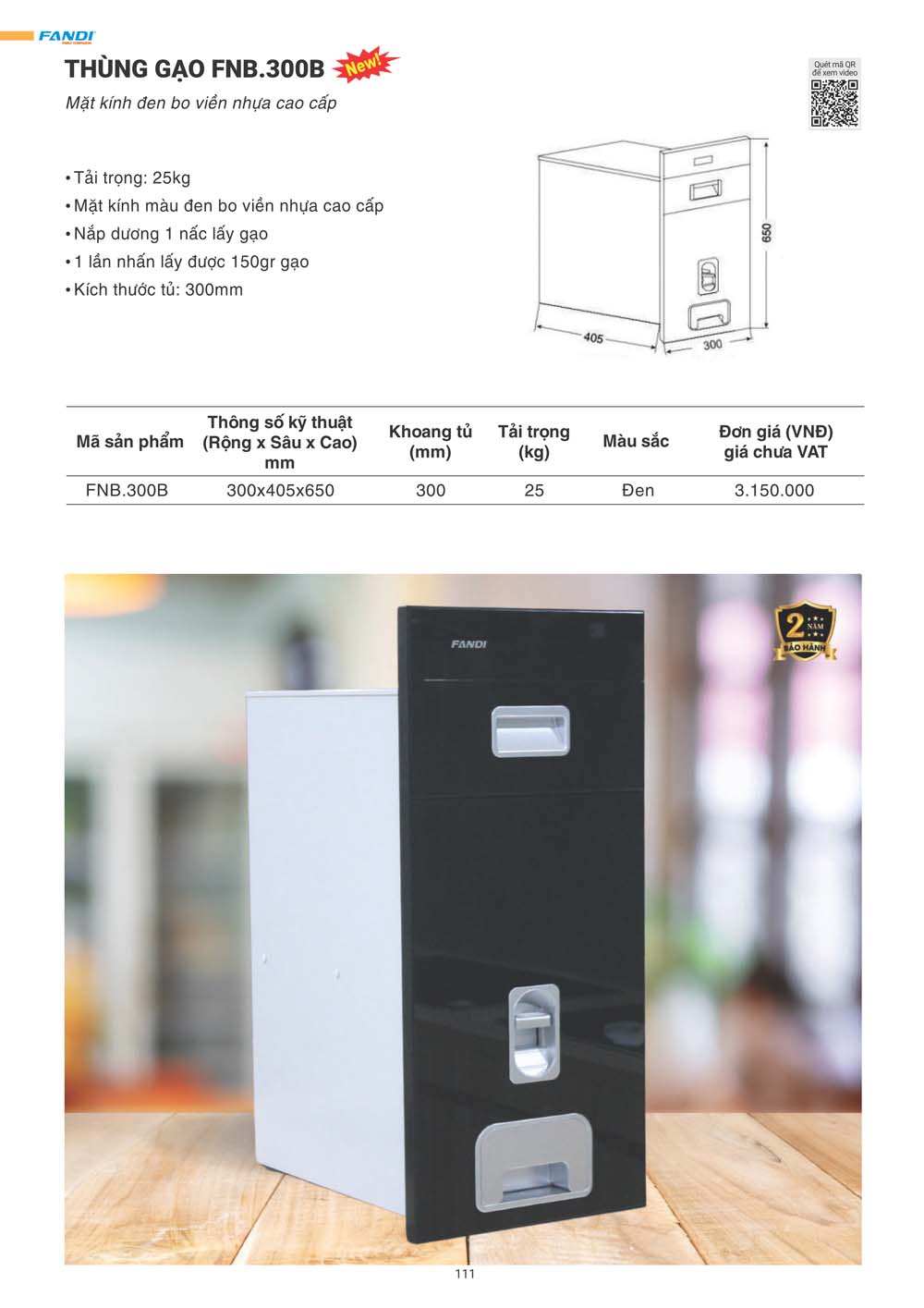 Catalogue FANDI 2024 – Bang gia thiet bi nha bep 111