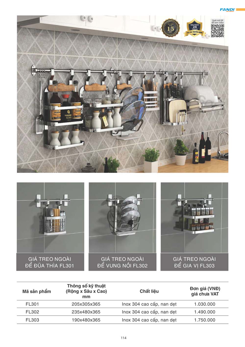 Catalogue FANDI 2024 – Bang gia thiet bi nha bep 114