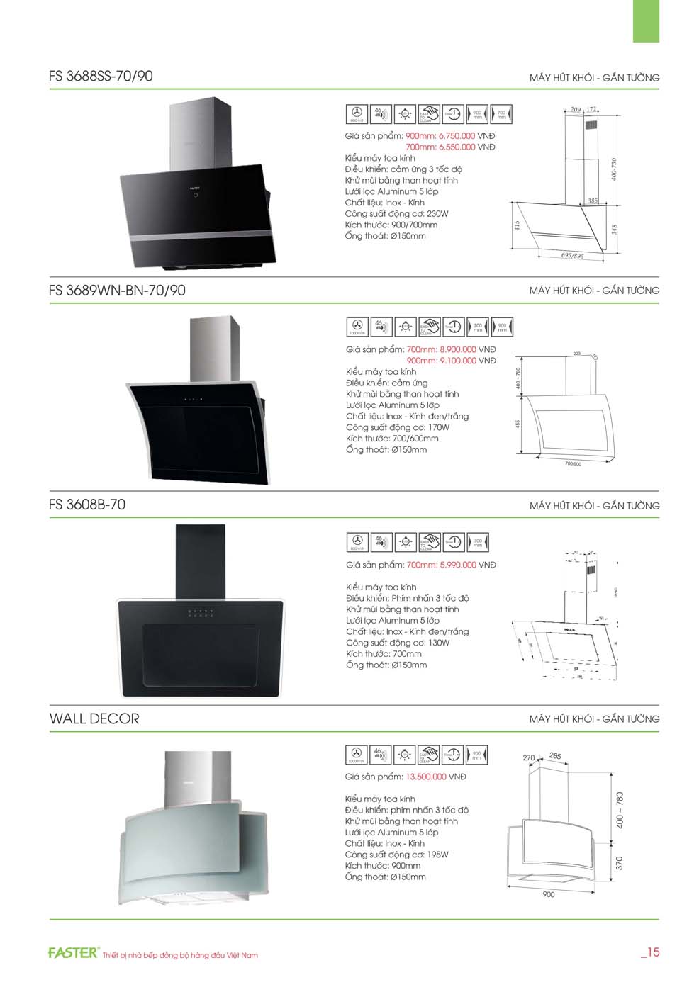 Catalogue FASTER 2023 – Bang gia thiet bi nha bep 08 2