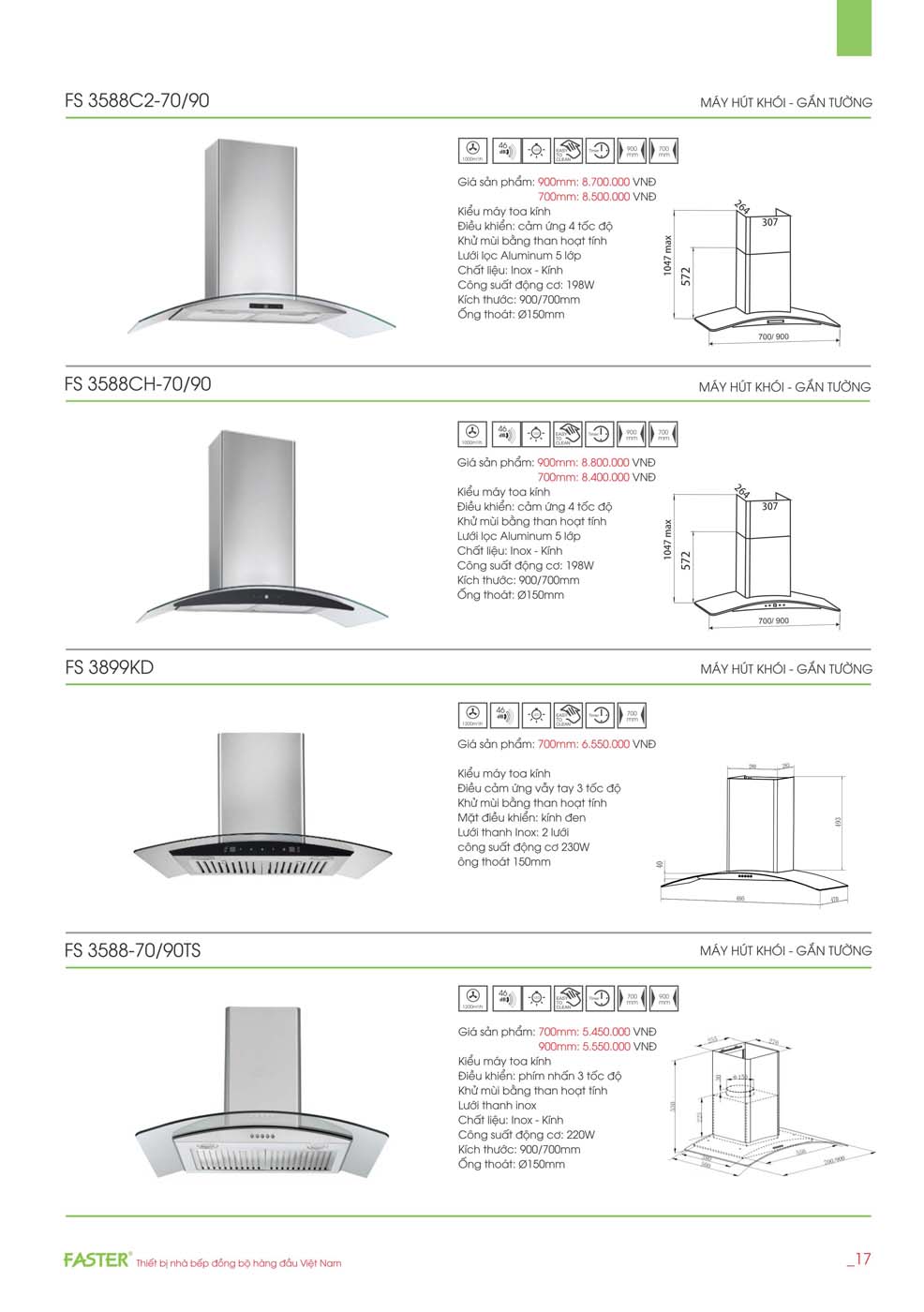 Catalogue FASTER 2023 – Bang gia thiet bi nha bep 09 2