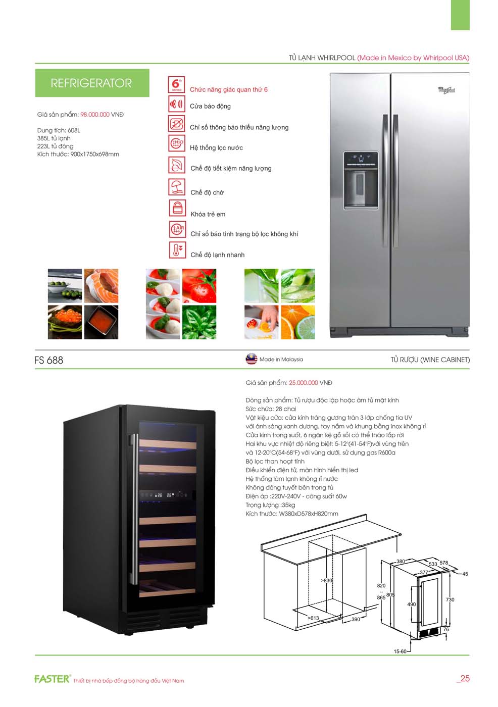 Catalogue FASTER 2023 – Bang gia thiet bi nha bep 13 2