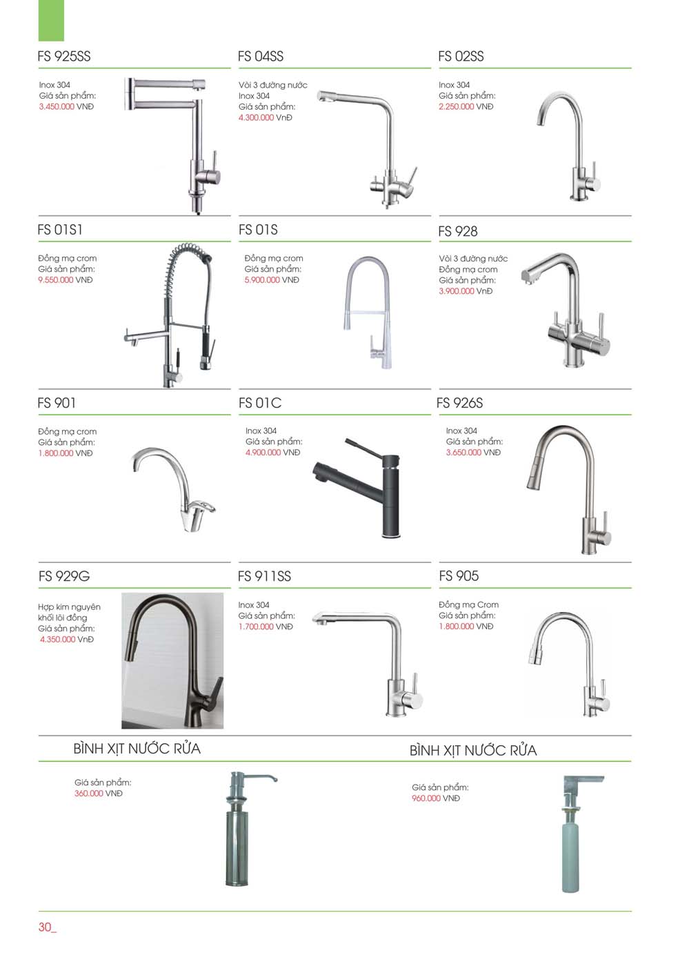 Catalogue FASTER 2023 – Bang gia thiet bi nha bep 16 1