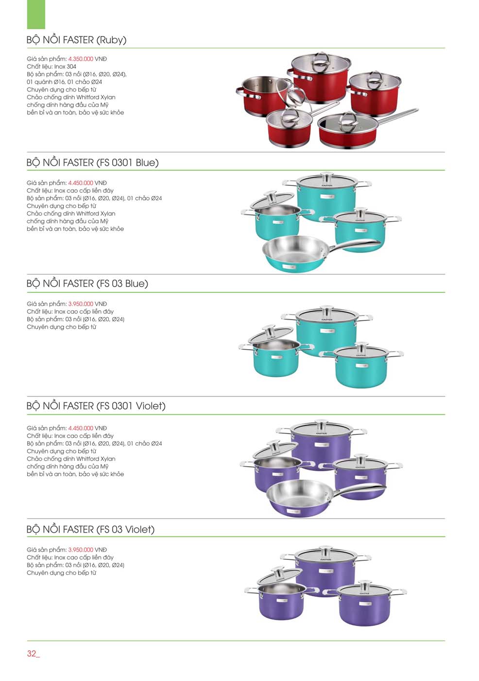 Catalogue FASTER 2023 – Bang gia thiet bi nha bep 17 1
