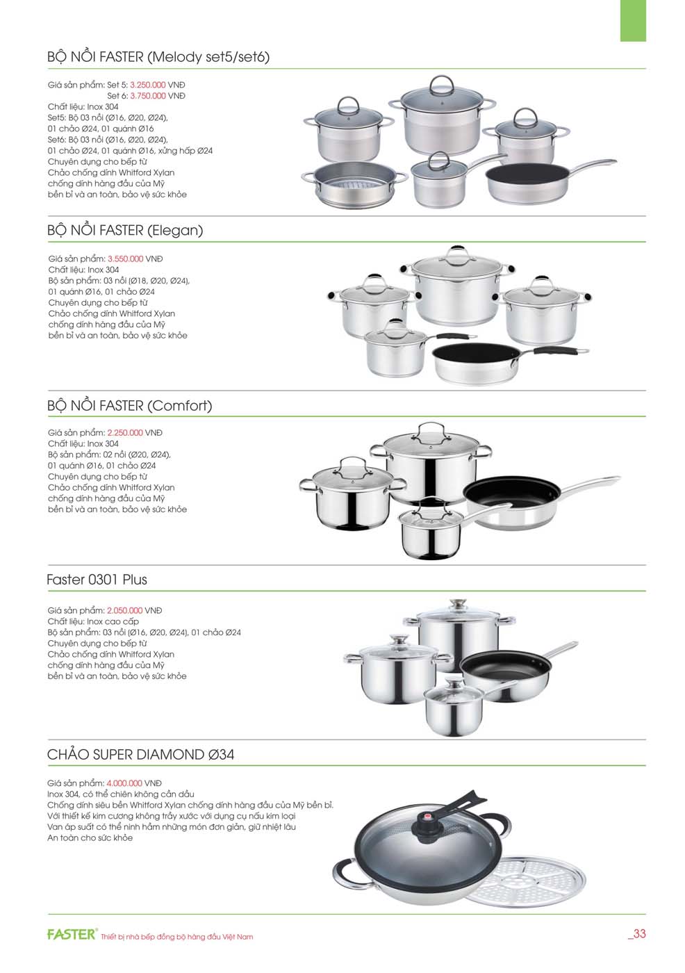 Catalogue FASTER 2023 – Bang gia thiet bi nha bep 17 2