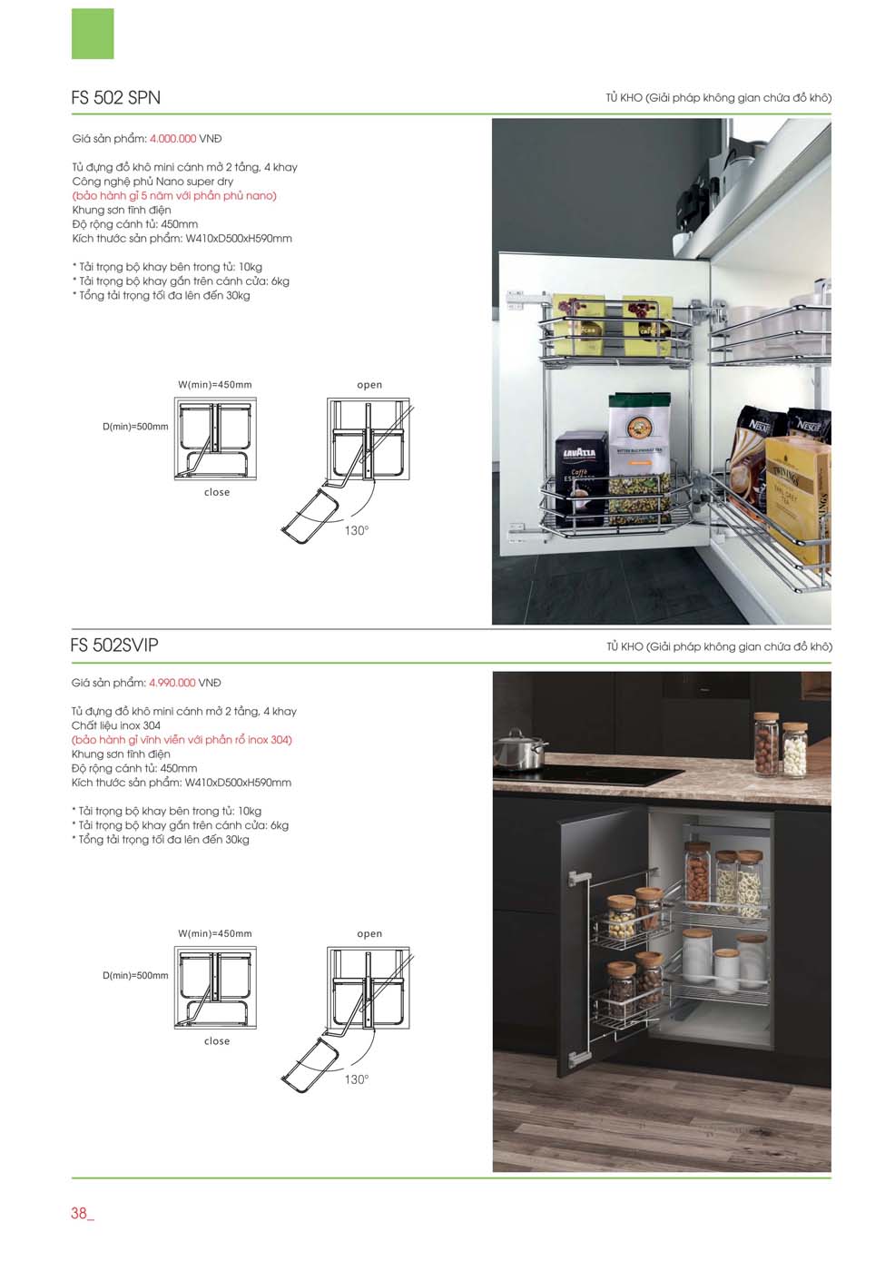 Catalogue FASTER 2023 – Bang gia thiet bi nha bep 20 1