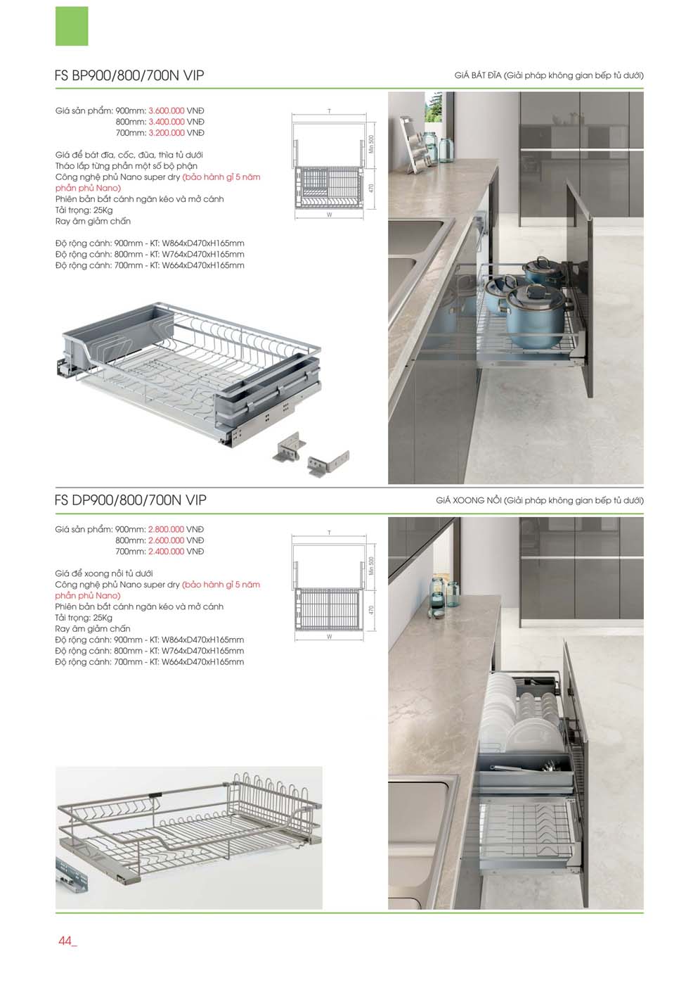 Catalogue FASTER 2023 – Bang gia thiet bi nha bep 23 1