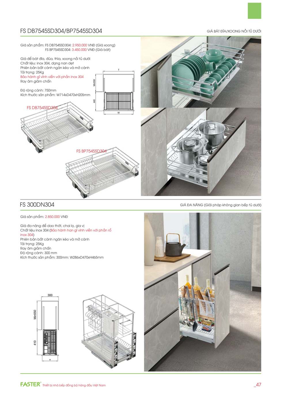 Catalogue FASTER 2023 – Bang gia thiet bi nha bep 24 2