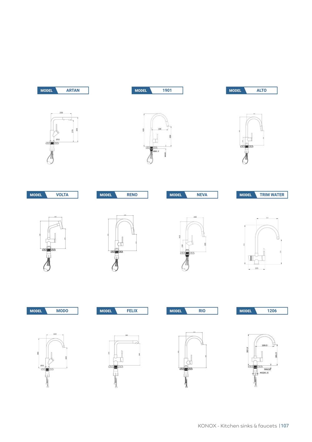Catalogue KONOX 2023 – Bang gia thiet bi nha bep 107
