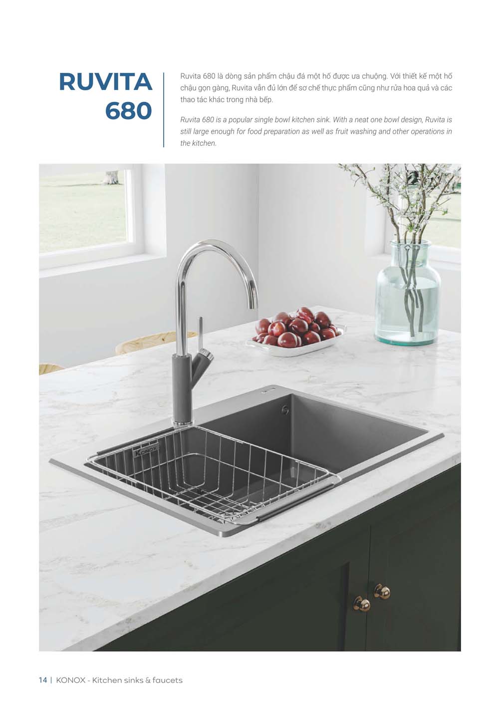 Catalogue KONOX 2023 – Bang gia thiet bi nha bep 14