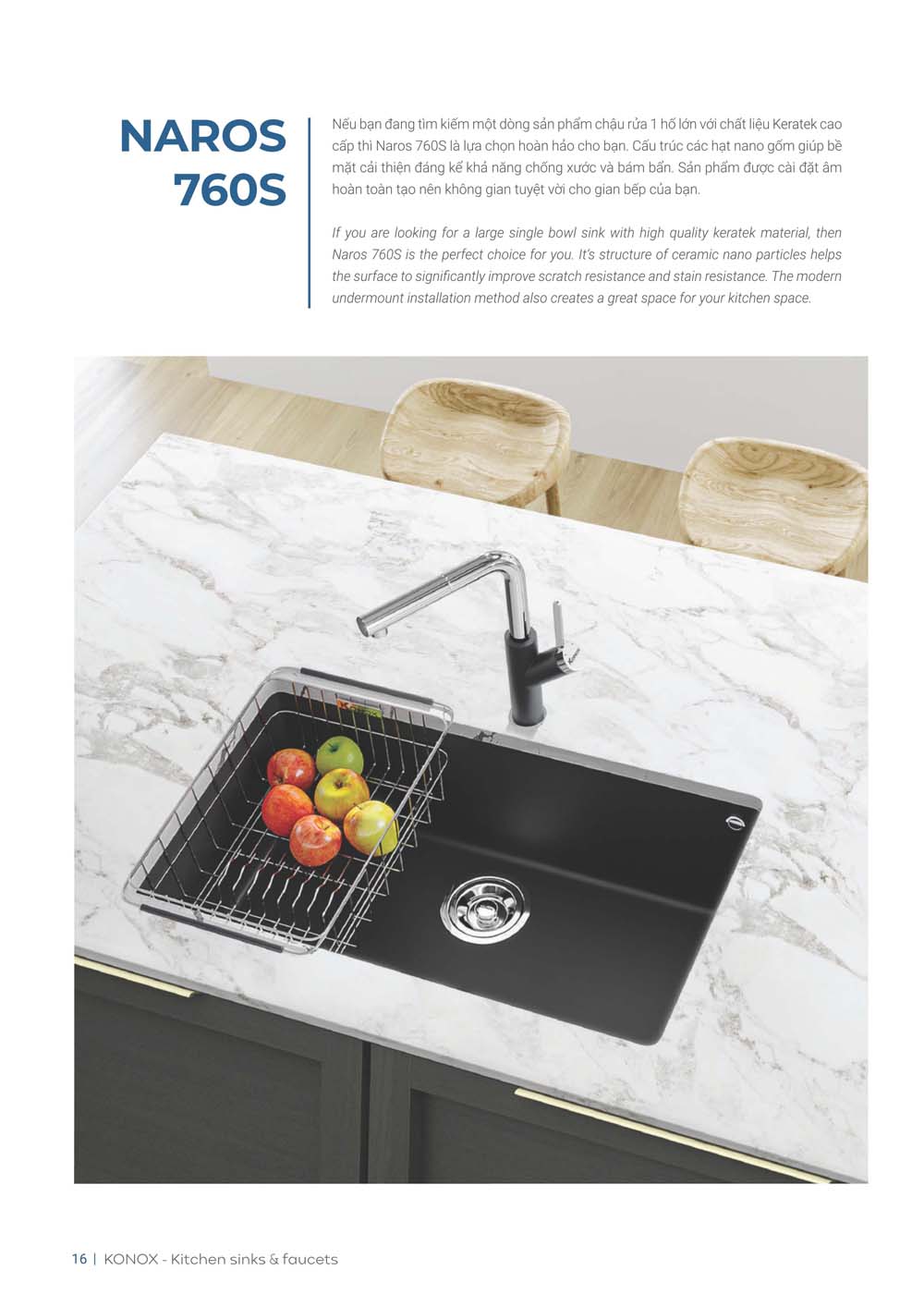 Catalogue KONOX 2023 – Bang gia thiet bi nha bep 16