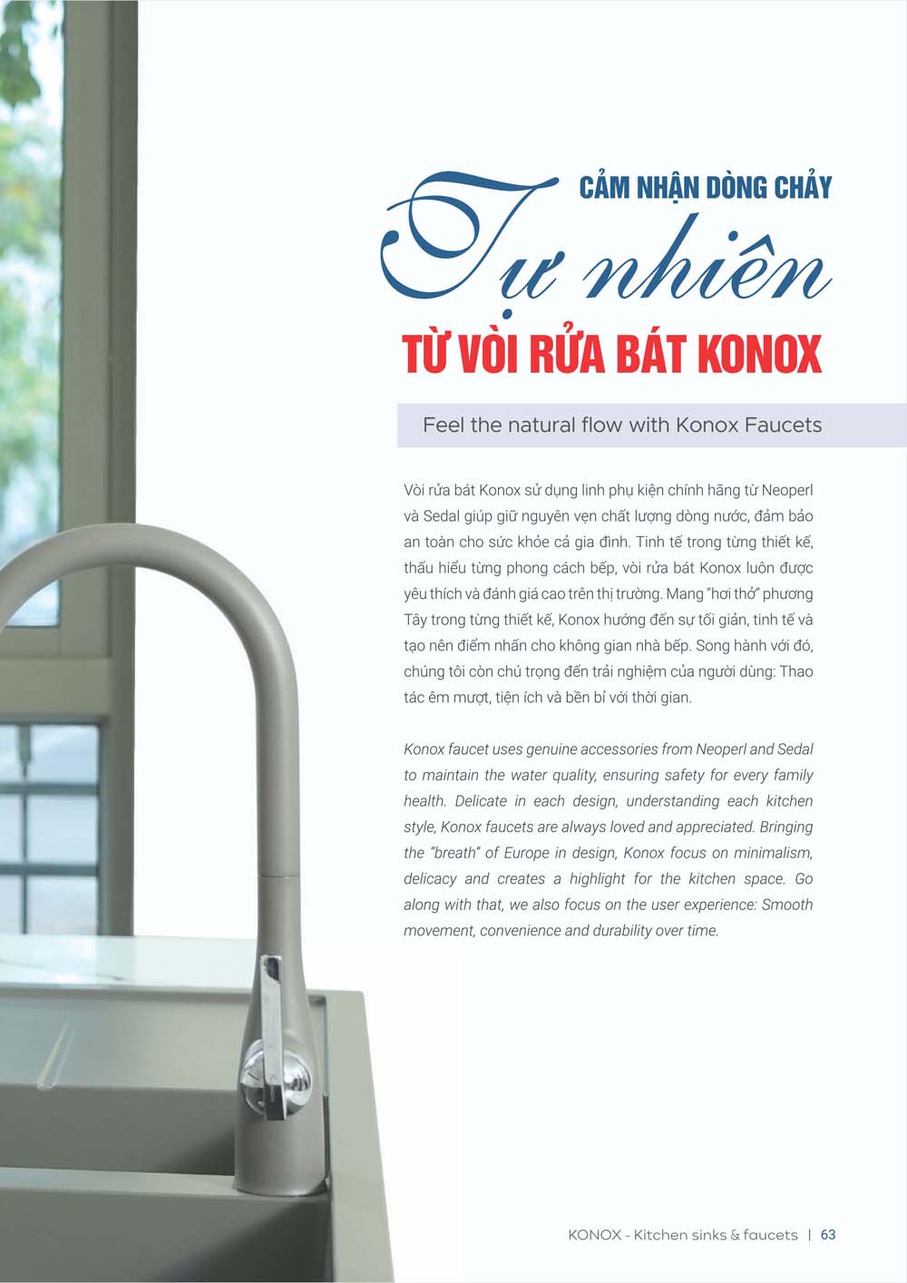 Catalogue KONOX 2023 – Bang gia thiet bi nha bep 63