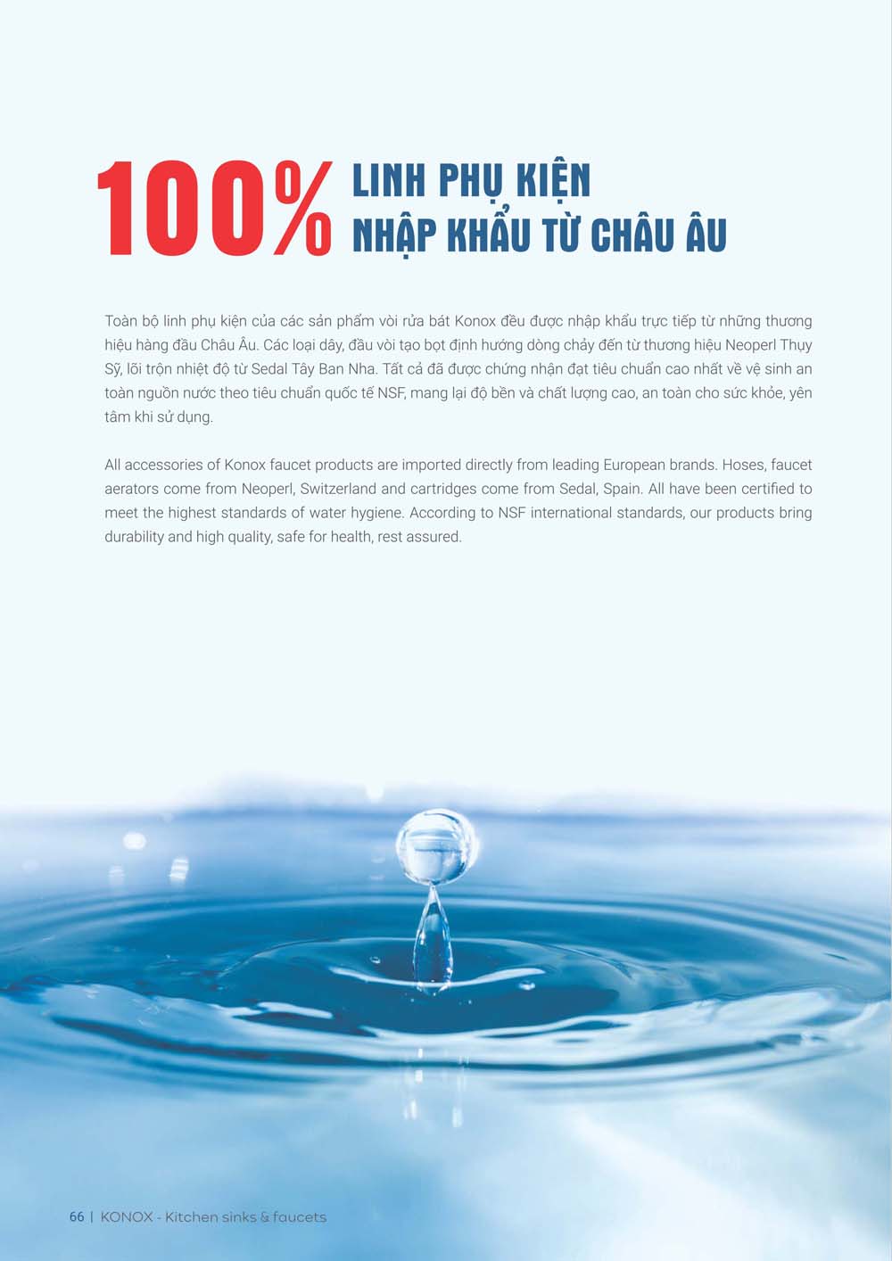 Catalogue KONOX 2023 – Bang gia thiet bi nha bep 66