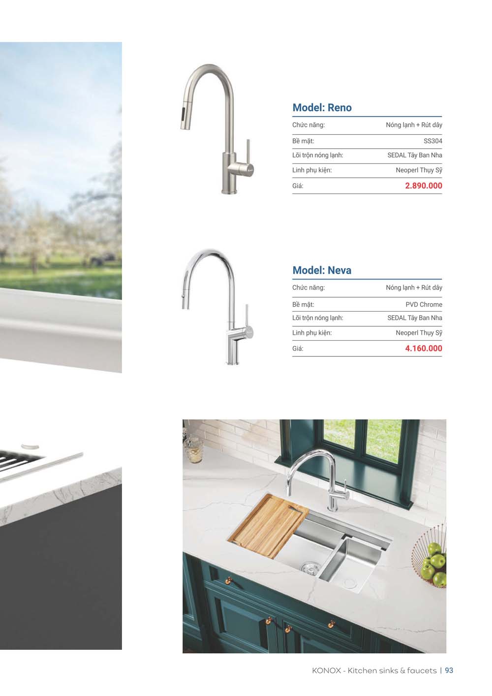 Catalogue KONOX 2023 – Bang gia thiet bi nha bep 93