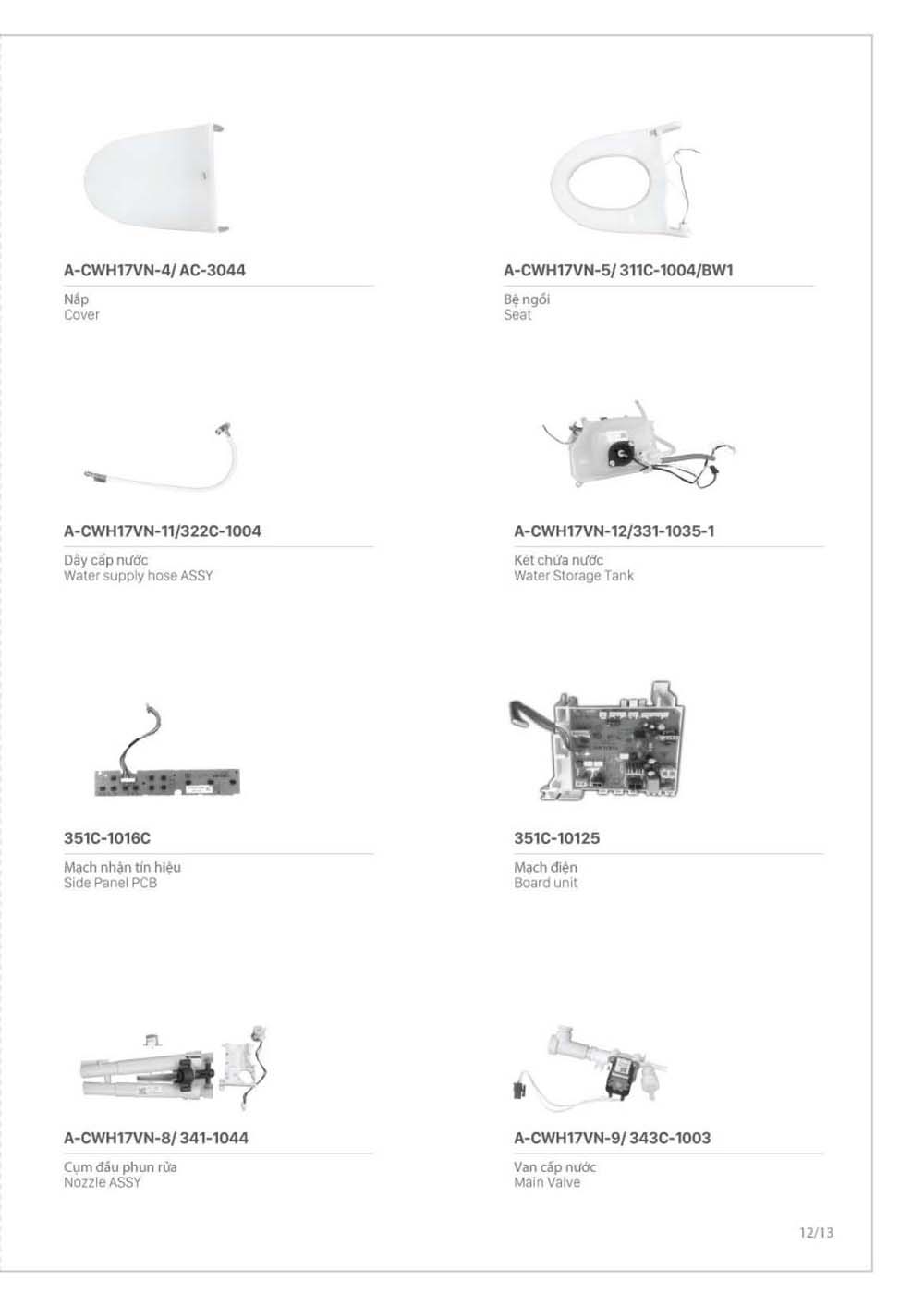 Catalogue Linh phu kien thay the INAX vuathietbi.com 13
