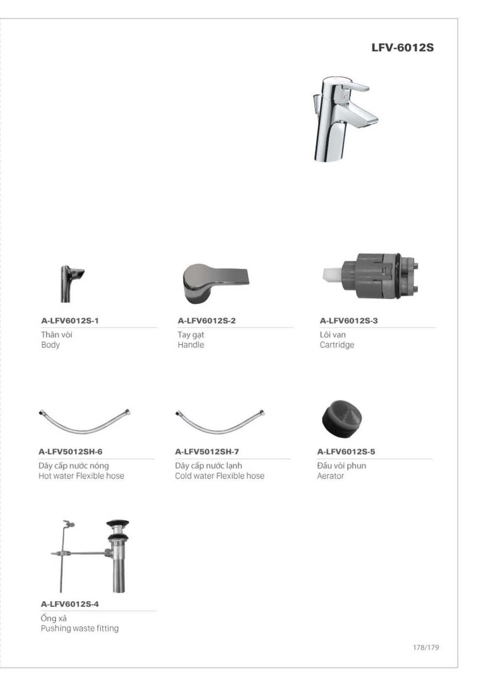 Catalogue Linh phu kien thay the INAX vuathietbi.com 179
