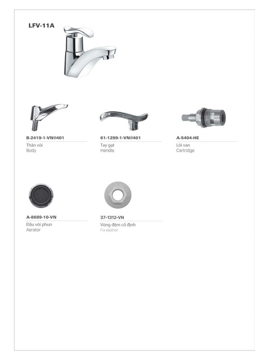 Catalogue Linh phu kien thay the INAX vuathietbi.com 190