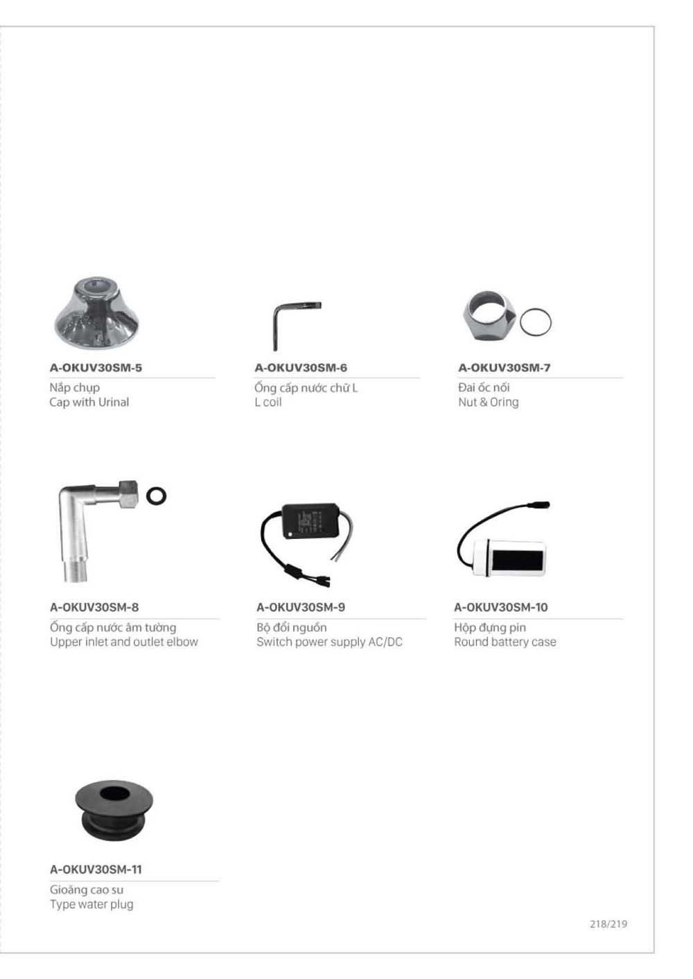 Catalogue Linh phu kien thay the INAX vuathietbi.com 219