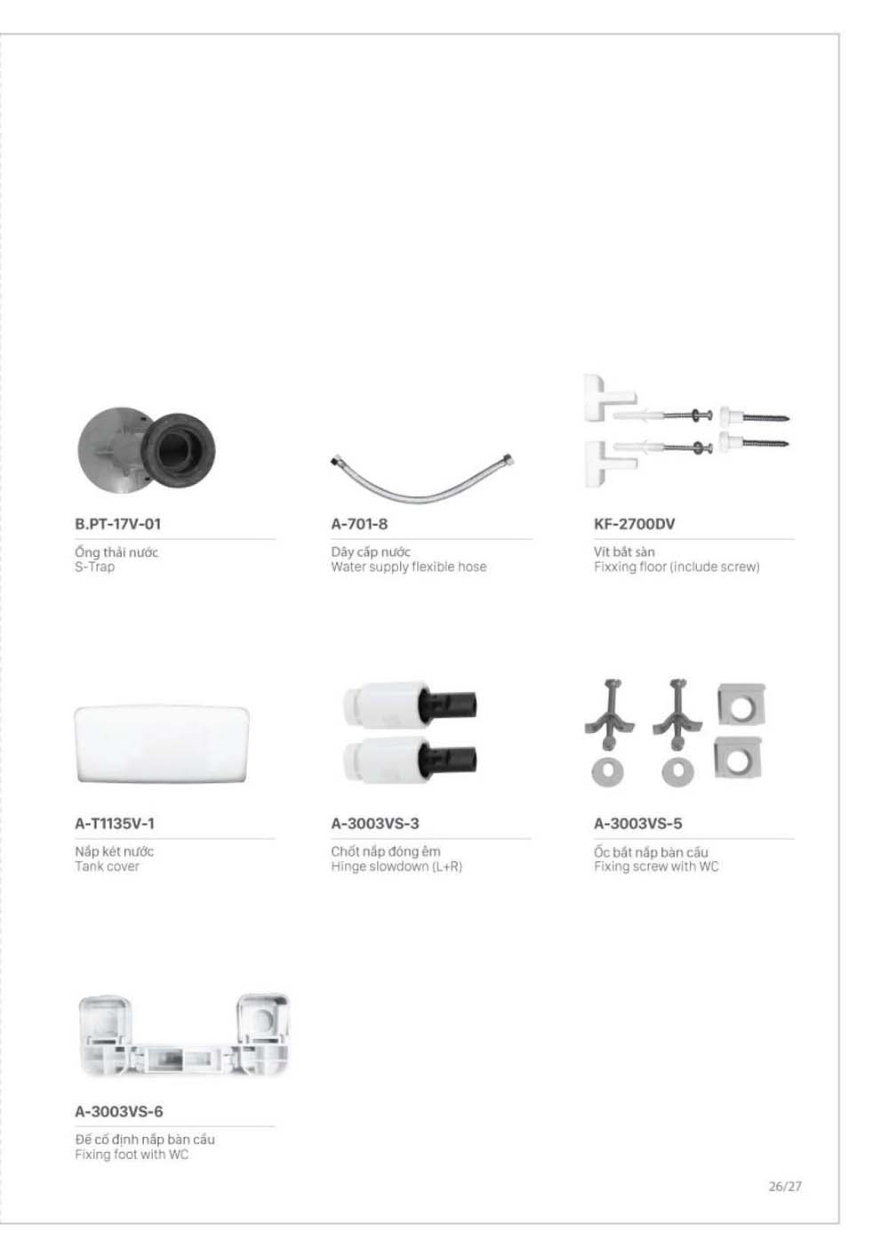 Catalogue Linh phu kien thay the INAX vuathietbi.com 27