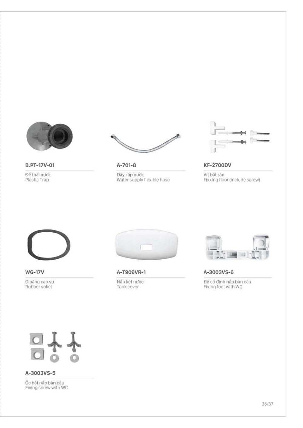 Catalogue Linh phu kien thay the INAX vuathietbi.com 37