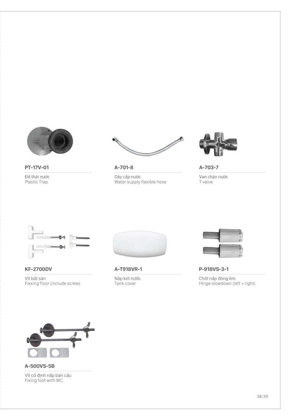Catalogue Linh phu kien thay the INAX vuathietbi.com 39