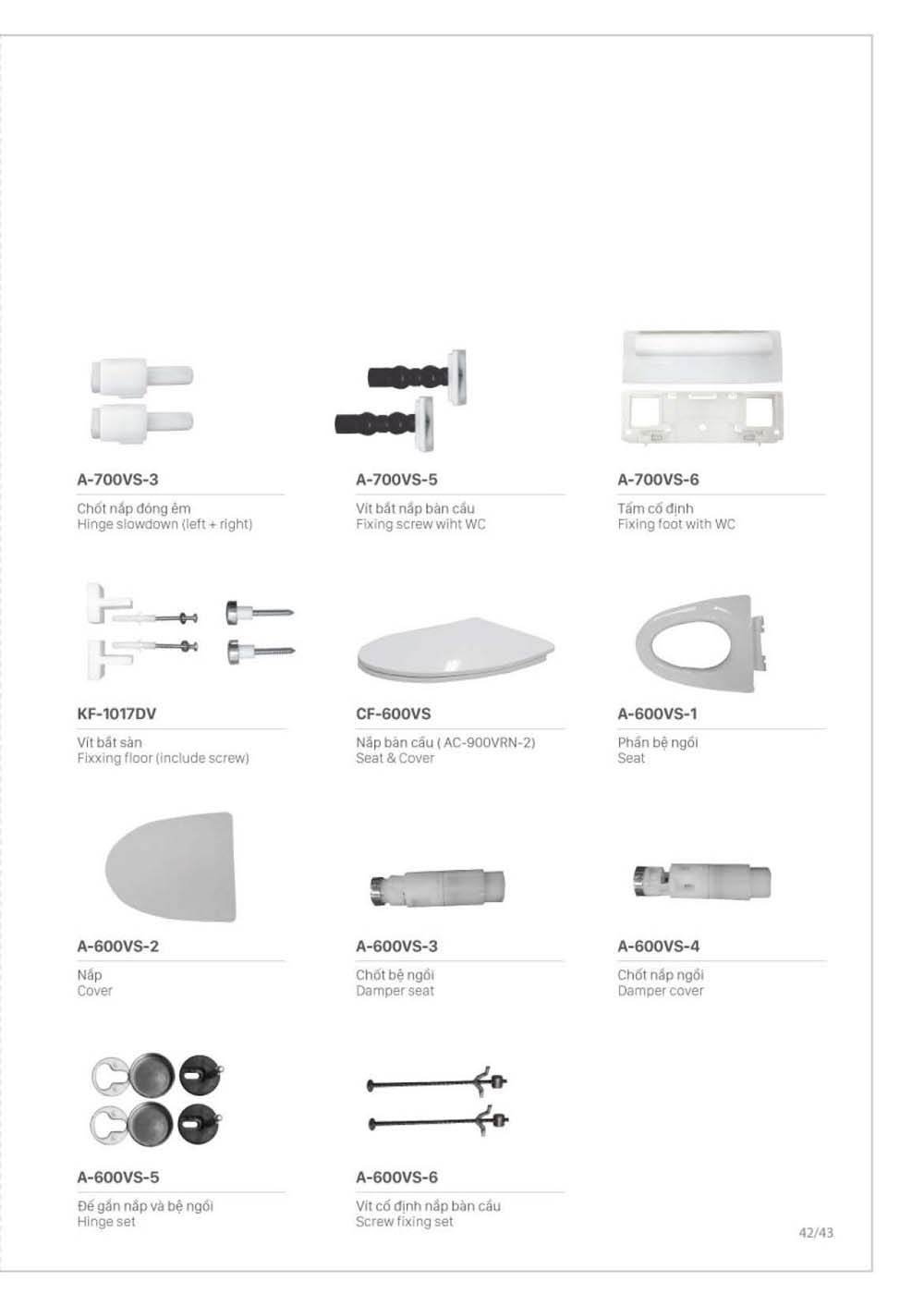 Catalogue Linh phu kien thay the INAX vuathietbi.com 43