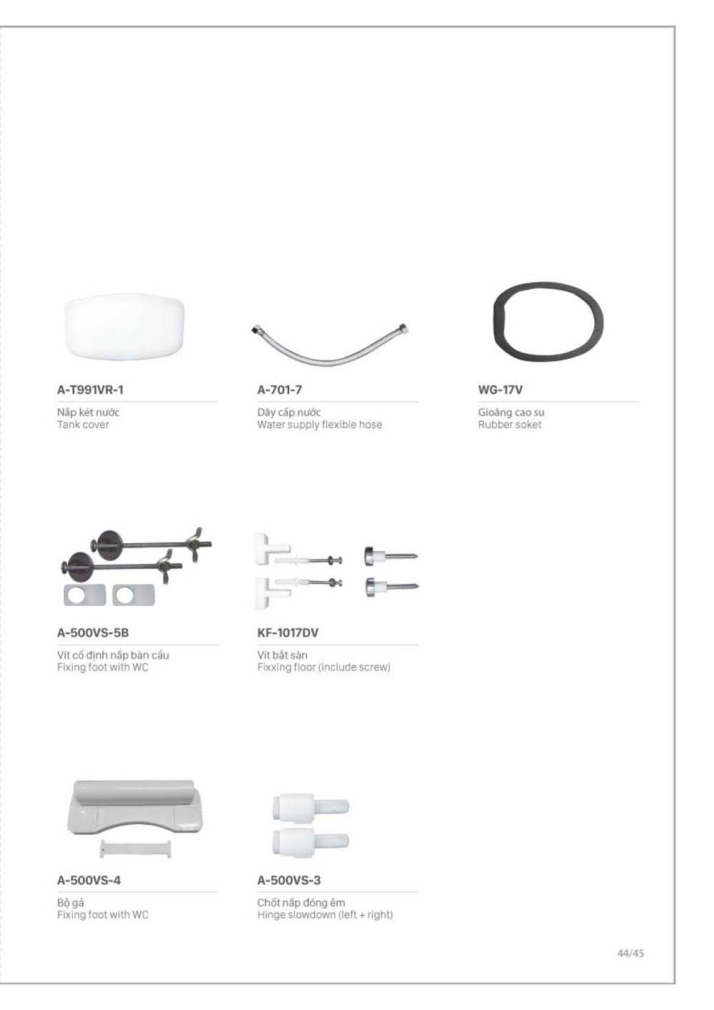 Catalogue Linh phu kien thay the INAX vuathietbi.com 45