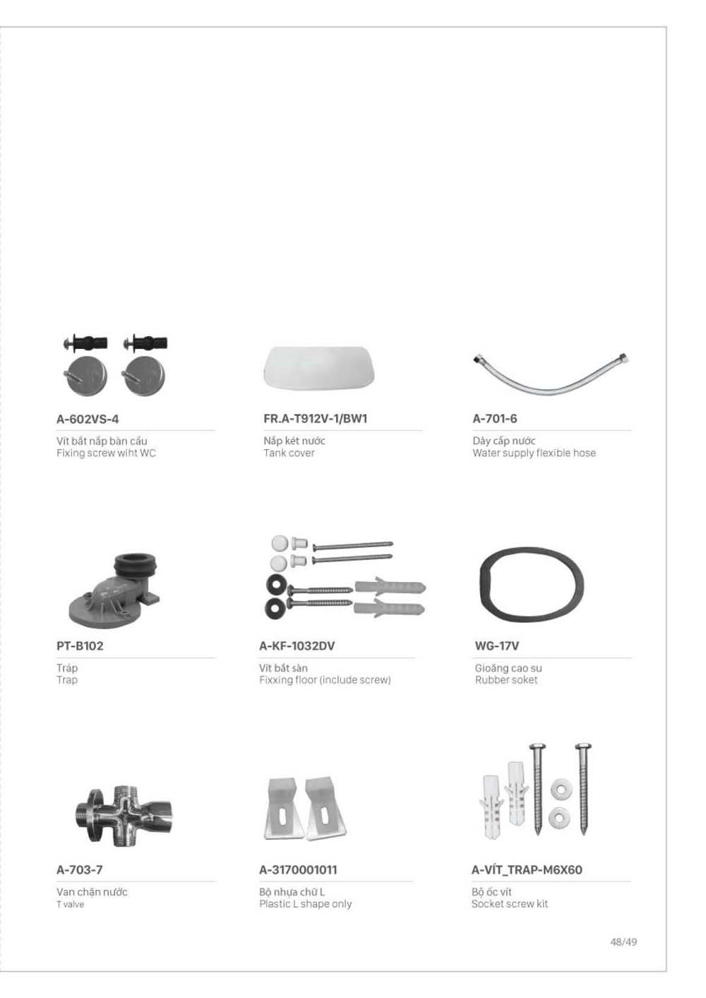 Catalogue Linh phu kien thay the INAX vuathietbi.com 49