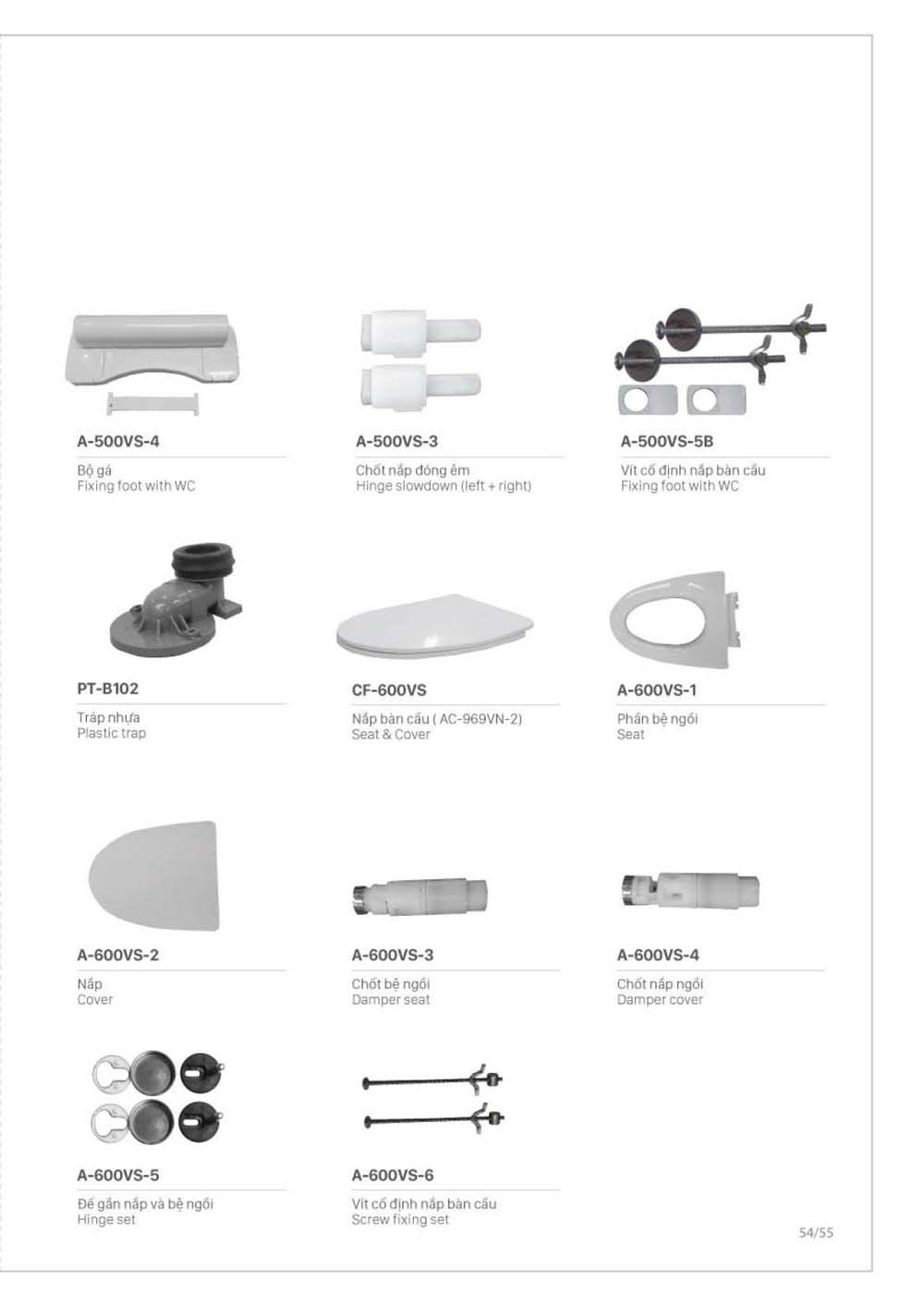Catalogue Linh phu kien thay the INAX vuathietbi.com 55